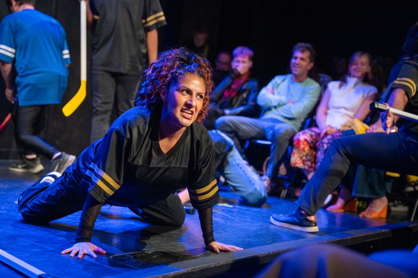 Nohely Quiroz in a performance moment